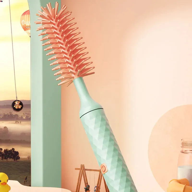 Electric Silicone Bottle Brush 360 Degree Rotating Baby - Bellarte Enchanté Electric Silicone Bottle Brush 360 Degree Rotating Baby